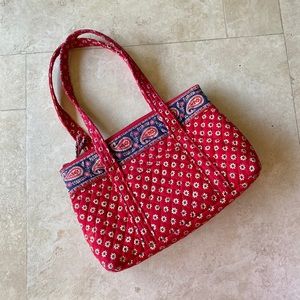 Vera Bradley Tote Bag Purse in Red Americana